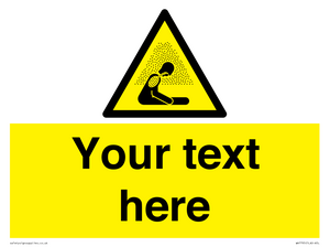 Custom warning asphyxiating atmosphere